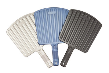 Square Mirror with Handle - Blue Square Mirror with Handle - Blue