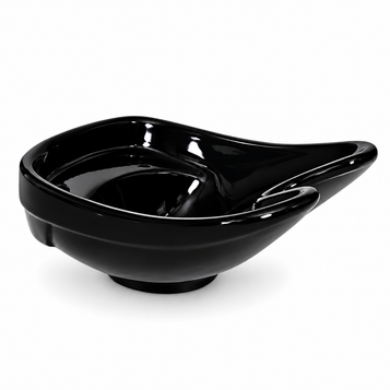 Trevi II Black Ceramic Basin