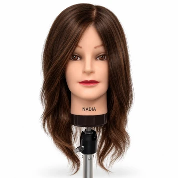 Nadia Medium Hair Mannequin - Brown