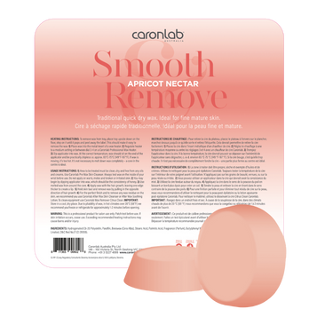 Caronlab Smooth & Remove Apricot Nector Hard Wax 500g Caronlab Smooth & Remove Apricot Nector Hard Wax 500g