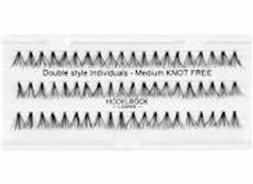 MODELROCK Lashes Double Style Individuals - Medium Knot Free MODELROCK Lashes Double Style Individuals - Medium Knot Free