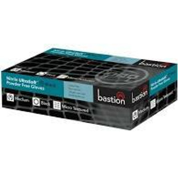Bastion Nitrile UltraSoft Black Powder Free Disposable Gloves - XLarge Bastion Nitrile UltraSoft Black Powder Free Disposable Gloves - XLarge