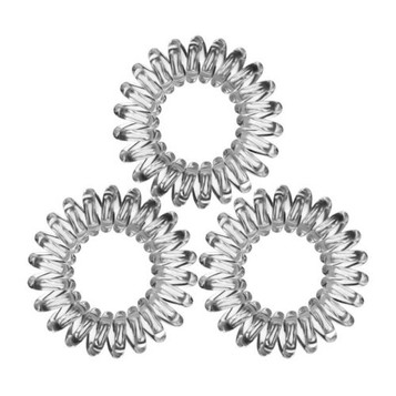 Spiral Hair Ring 3Pack - Clear Spiral Hair Ring 3Pack - Clear
