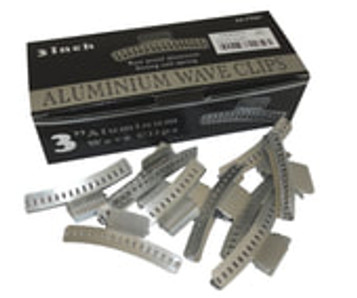 3" Aluminium Finger Wave Clips-24 box 3" Aluminium Finger Wave Clips-24 box
