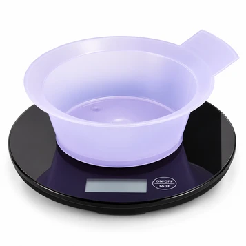 NS0011 Digital Scale with mixing bowl for accurately measuring hair colour and peroxide