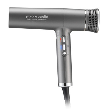 Pro-One Aerolite Professional Ceramic & Ionic Hair Dryer Titanium
