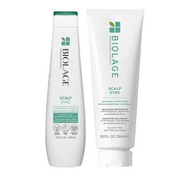 Biolage Scalpsync Anti-Dandruff Shampoo 400ml | Scalp Universal Conditioner 236ml Duo Pack Biolage Scalpsync Anti-Dandruff Shampoo 400ml | Scalp Universal Conditioner 236ml Duo Pack
