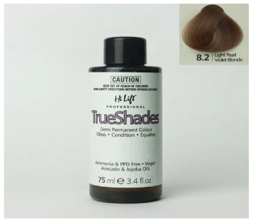 Hi Lift TrueShades Demi Permanent Hair Colour 75ml- 8.2 Light Pearl Violet Blonde