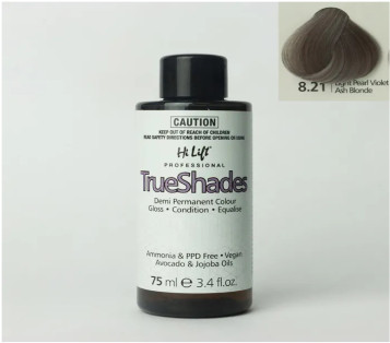 Hi Lift TrueShades Demi Permanent Hair Colour 75ml- 8.21 Light Pearl Violet Ash Blonde Hi Lift TrueShades Demi Permanent Hair Colour 75ml- 8.21 Light Pearl Violet Ash Blonde
