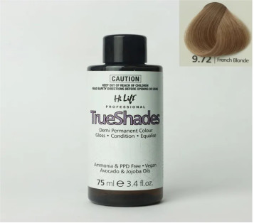 Hi Lift TrueShades Demi Permanent Hair Colour 75ml- 9.72 French Blonde