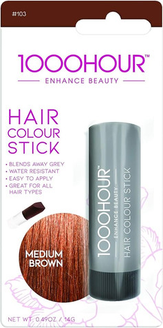 1000 Hour Hair Colour Stick 14g- Medium Brown 1000 Hour Hair Colour Stick 14g- Medium Brown