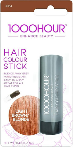 1000 Hour Hair Colour Stick 14g- Light Brown/Blonde 1000 Hour Hair Colour Stick 14g- Light Brown/Blonde