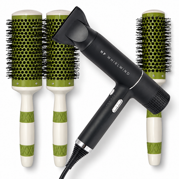 HP WHIRLWIND Professional Hairdryer + FREE Trio Thermal Brush Set