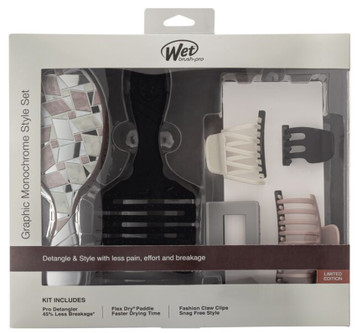 WetBrush Pro Graphic Monochrome Style Set WetBrush Pro Graphic Monochrome Style Set