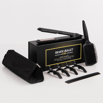 Silver Bullet Keratin 230 Ceramic & Tourmaline Straightener WIDE- 37mm + FREE ANGEL GRAPEFRUIT THERMAL SPRAY Silver Bullet Keratin 230 Ceramic & Tourmaline Straightener WIDE- 37mm + FREE ANGEL GRAPEFRUIT THERMAL SPRAY