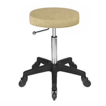 Turbo Stool Sand - Black Base - Click'n Clean Castor Wheels Turbo Stool Sand - Black Base - Click'n Clean Castor Wheels