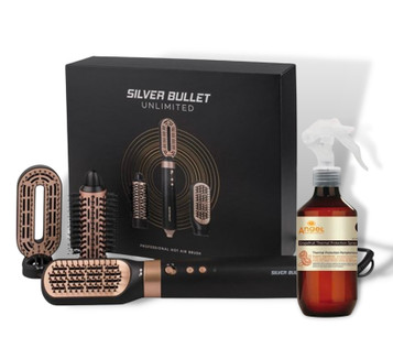 Silver Bullet Unlimited Professional Hot Air Brush + BONUS Angel Grapefruit Thermal Spray
