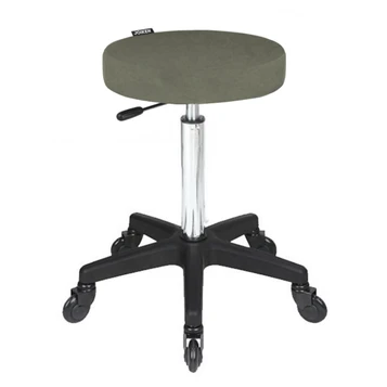 Turbo Stool Forest Green - Black Base - Click'n Clean Castor Wheels