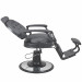 Harlem Barber Chair - Black Frame - Black Upholstery