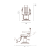 Takara Belmont Apollo II Barber Chair