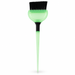 Frosted Lime: Fluro Grip Tint Brush in frosted lime with black grip, black bristles and tapered sectioning tail