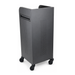 Fusion Black 4 Drawer Hairdressing Beauty Trolley - Black - Click'n Clean Castor Wheels