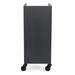 Fusion Black 4 Drawer Hairdressing Beauty Trolley - Black - Click'n Clean Castor Wheels