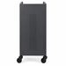 Fusion Black 4 Drawer Hairdressing Beauty Trolley - Black - Click'n Clean Castor Wheels