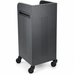 Fusion Black 4 Drawer Hairdressing Beauty Trolley - Black - Click'n Clean Castor Wheels