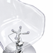 Erica Styling Chair Clear - Hydraulic