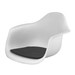 Erica White / Black Seat Cushion Erica White / Black Seat Cushion