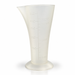 Fluro Measuring Cup 150ml in Frosted White with pouring spout and measurement markings