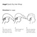 Angel Quick Dry Hair Wrap