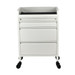 Fusion PLUS White 4 Drawer Hairdressing Beauty Trolley - Click & Clean Wheels Fusion PLUS White 4 Drawer Hairdressing Beauty Trolley - Click & Clean Wheels