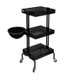 Clem Black Hairdressing Beauty Trolley