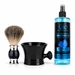 Shaving Kit-Black Bowl+Shaving Brush+Cologne Spray