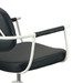 Chelsea Black Upholstery - White Frame Styling Chair - Hydraulic Chelsea Black Upholstery - White Frame Styling Chair - Hydraulic