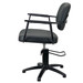 Chelsea Black Upholstery - Black Frame Styling Chair - Hydraulic Chelsea Black Upholstery - Black Frame Styling Chair - Hydraulic