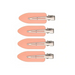 Creaseless Clips 4pkt -PEACH Creaseless Clips 4pkt -PEACH