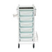 Jasper White 6 Drawer Hairdressing Beauty Trolley