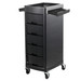 Zenith Black 5 Drawer Hairdressing Beauty Trolley