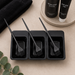Small Interlock Black Tint Bowl