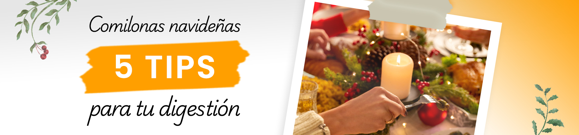 ¡5 tips para cuidar tu digestión en estas fiestas! 