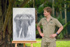 Robert Irwin Large Big Tusker Canvas
