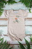 Baby Wildlife Warrior Flower Romper