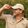 Australia Zoo Map Embroidered Khaki Cap