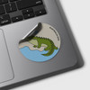 Australia Zoo Round Sticker - Crocodile Australia Zoo Round Sticker - Crocodile