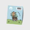 Australia Zoo Round Sticker - Giraffe