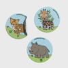 Australia Zoo Round Sticker - Giraffe