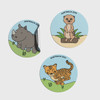 Australia Zoo Round Sticker - Rhino